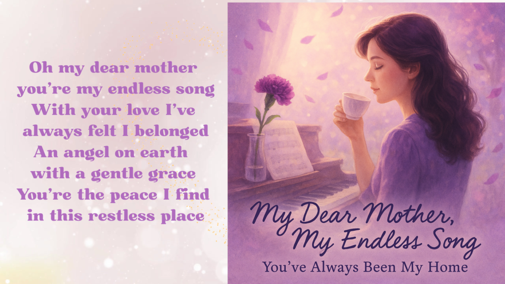 Grief, Set to Music and Verse,I also share an original song of mine  "My Dear Mother, My Endless Song"remembering my late mother with longing and gratitude.