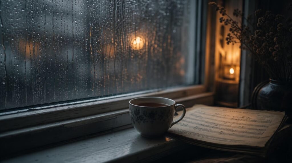 🚨Chapter 10. A Small Lighthouse in the Heart — How Classical Music Gently Holds Us 4 Rainy Days — Notes Gathering on the Window ,What to Play, and When — A Time-of-Day Guide